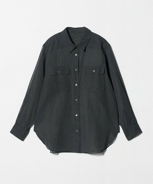 BEAUTY&YOUTH UNITED ARROWS / ビューティー&ユース ユナイテッドアローズ シャツ・ブラウス | コットン シアー ワーク シャツ | 詳細12