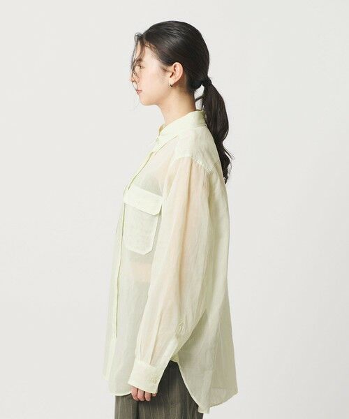 BEAUTY&YOUTH UNITED ARROWS / ビューティー&ユース ユナイテッドアローズ シャツ・ブラウス | コットン シアー ワーク シャツ | 詳細25