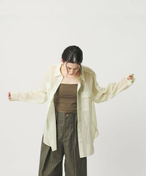 BEAUTY&YOUTH UNITED ARROWS / ビューティー&ユース ユナイテッドアローズ シャツ・ブラウス | コットン シアー ワーク シャツ | 詳細22