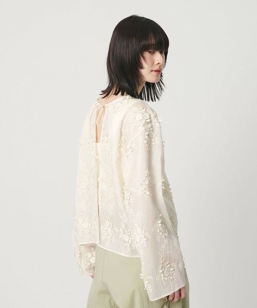 BEAUTY&YOUTH UNITED ARROWS / ビューティー&ユース ユナイテッドアローズ シャツ・ブラウス | セルロースナイロン エンブロイダリーシャツ 2WAY | 詳細5