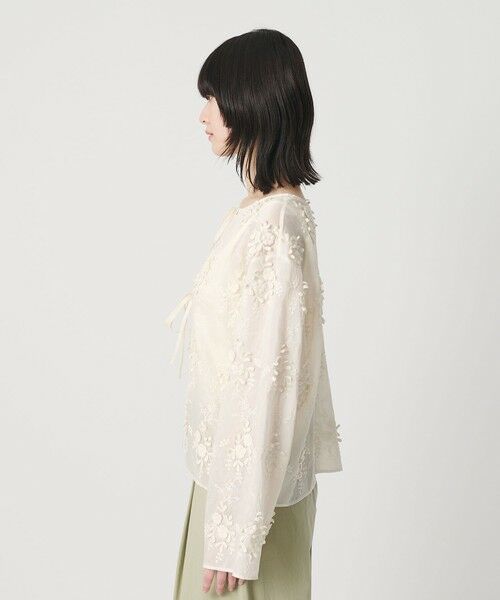 BEAUTY&YOUTH UNITED ARROWS / ビューティー&ユース ユナイテッドアローズ シャツ・ブラウス | セルロースナイロン エンブロイダリーシャツ 2WAY | 詳細6