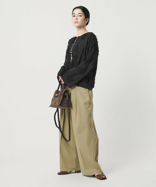 BEAUTY&YOUTH UNITED ARROWS / ビューティー&ユース ユナイテッドアローズ シャツ・ブラウス | セルロースナイロン エンブロイダリーシャツ 2WAY | 詳細14