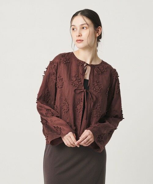 BEAUTY&YOUTH UNITED ARROWS / ビューティー&ユース ユナイテッドアローズ シャツ・ブラウス | セルロースナイロン エンブロイダリーシャツ 2WAY | 詳細13
