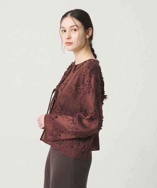 BEAUTY&YOUTH UNITED ARROWS / ビューティー&ユース ユナイテッドアローズ シャツ・ブラウス | セルロースナイロン エンブロイダリーシャツ 2WAY | 詳細14
