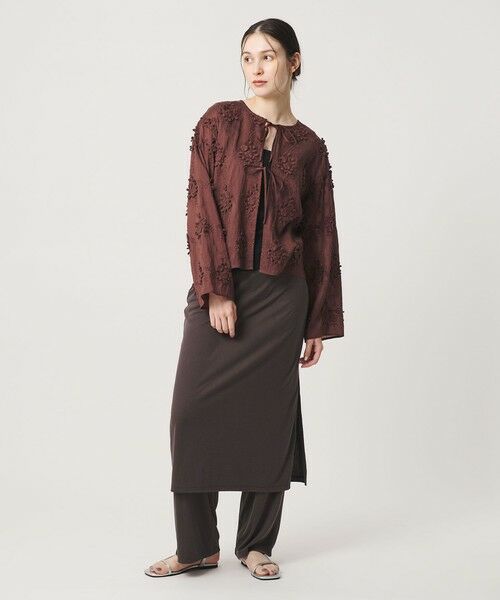 BEAUTY&YOUTH UNITED ARROWS / ビューティー&ユース ユナイテッドアローズ シャツ・ブラウス | セルロースナイロン エンブロイダリーシャツ 2WAY | 詳細15