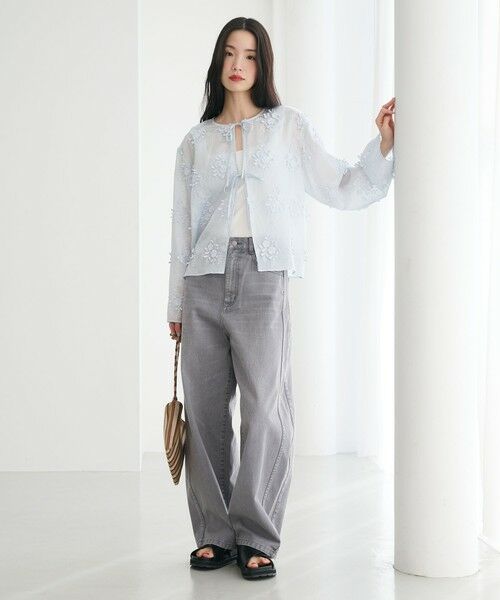 BEAUTY&YOUTH UNITED ARROWS / ビューティー&ユース ユナイテッドアローズ シャツ・ブラウス | セルロースナイロン エンブロイダリーシャツ 2WAY | 詳細18