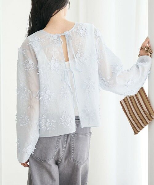 BEAUTY&YOUTH UNITED ARROWS / ビューティー&ユース ユナイテッドアローズ シャツ・ブラウス | セルロースナイロン エンブロイダリーシャツ 2WAY | 詳細18