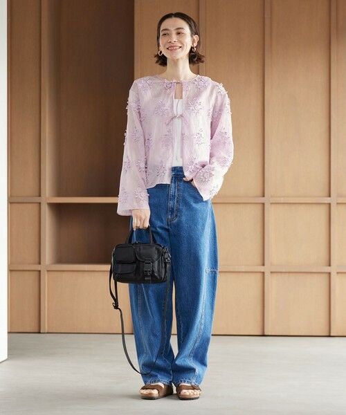 BEAUTY&YOUTH UNITED ARROWS / ビューティー&ユース ユナイテッドアローズ シャツ・ブラウス | セルロースナイロン エンブロイダリーシャツ 2WAY | 詳細24