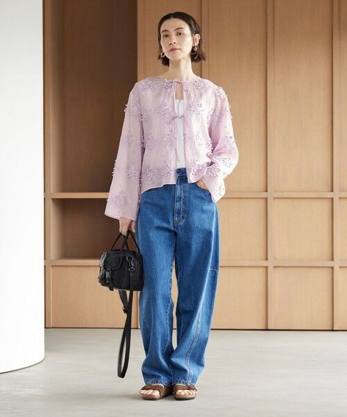 BEAUTY&YOUTH UNITED ARROWS / ビューティー&ユース ユナイテッドアローズ シャツ・ブラウス | セルロースナイロン エンブロイダリーシャツ 2WAY | 詳細25