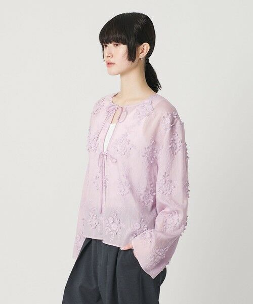 BEAUTY&YOUTH UNITED ARROWS / ビューティー&ユース ユナイテッドアローズ シャツ・ブラウス | セルロースナイロン エンブロイダリーシャツ 2WAY | 詳細27