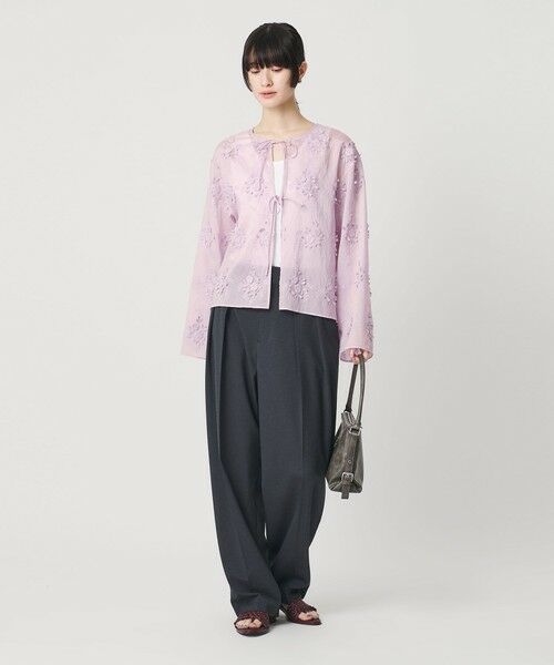 BEAUTY&YOUTH UNITED ARROWS / ビューティー&ユース ユナイテッドアローズ シャツ・ブラウス | セルロースナイロン エンブロイダリーシャツ 2WAY | 詳細28