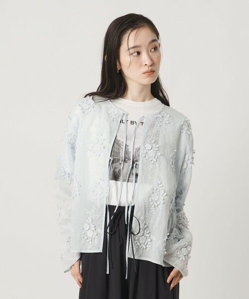 BEAUTY&YOUTH UNITED ARROWS / ビューティー&ユース ユナイテッドアローズ シャツ・ブラウス | セルロースナイロン エンブロイダリーシャツ 2WAY | 詳細27