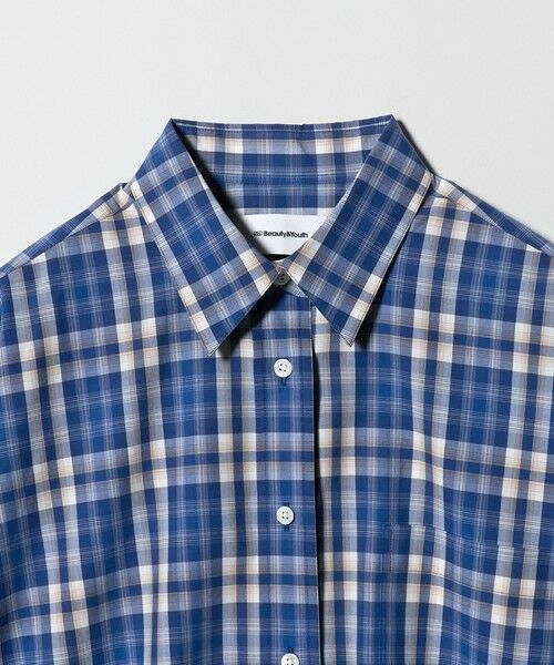 BEAUTY&YOUTH UNITED ARROWS / ビューティー&ユース ユナイテッドアローズ シャツ・ブラウス | コットン チェック オーバーサイズ シャツ | 詳細15