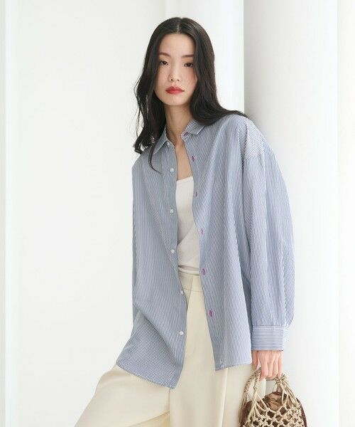 BEAUTY&YOUTH UNITED ARROWS / ビューティー&ユース ユナイテッドアローズ シャツ・ブラウス | 【WEB限定】ストライプ レギュラーシャツ | 詳細23