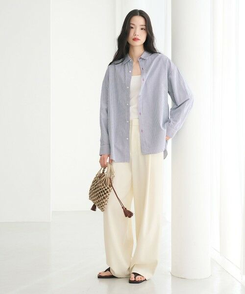 BEAUTY&YOUTH UNITED ARROWS / ビューティー&ユース ユナイテッドアローズ シャツ・ブラウス | 【WEB限定】ストライプ レギュラーシャツ | 詳細25