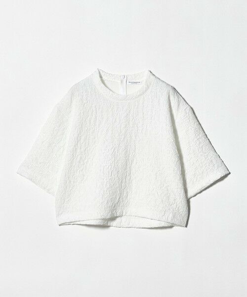 BEAUTY&YOUTH UNITED ARROWS / ビューティー&ユース ユナイテッドアローズ カットソー | ジャガード クルーネック 6分袖 プルオーバー | 詳細10