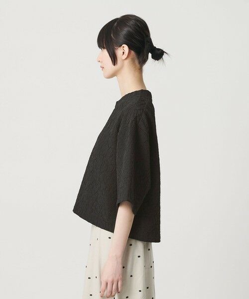 BEAUTY&YOUTH UNITED ARROWS / ビューティー&ユース ユナイテッドアローズ カットソー | ジャガード クルーネック 6分袖 プルオーバー | 詳細15