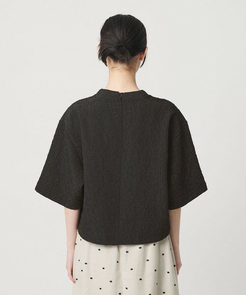 BEAUTY&YOUTH UNITED ARROWS / ビューティー&ユース ユナイテッドアローズ カットソー | ジャガード クルーネック 6分袖 プルオーバー | 詳細16