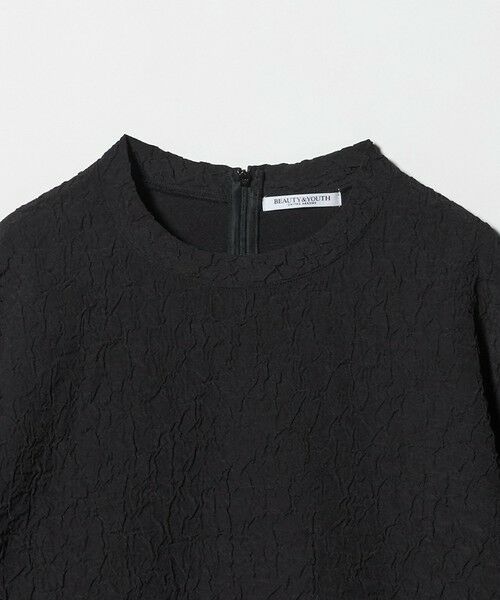 BEAUTY&YOUTH UNITED ARROWS / ビューティー&ユース ユナイテッドアローズ カットソー | ジャガード クルーネック 6分袖 プルオーバー | 詳細16