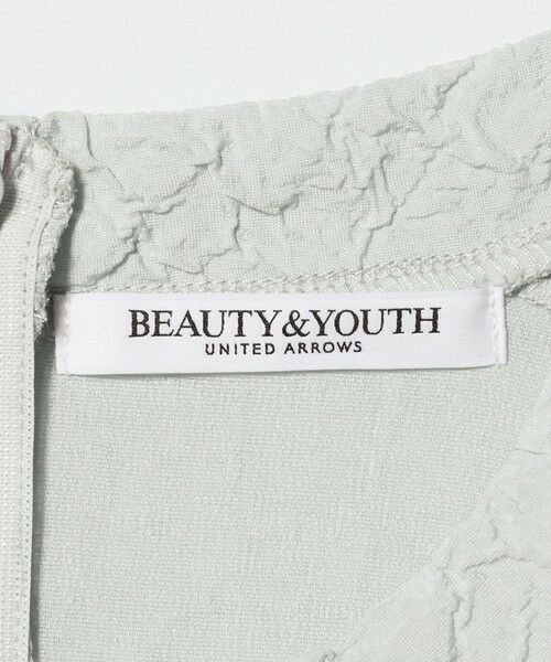 BEAUTY&YOUTH UNITED ARROWS / ビューティー&ユース ユナイテッドアローズ カットソー | ジャガード クルーネック 6分袖 プルオーバー | 詳細30