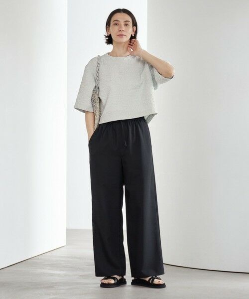 BEAUTY&YOUTH UNITED ARROWS / ビューティー&ユース ユナイテッドアローズ カットソー | ジャガード クルーネック 6分袖 プルオーバー | 詳細21