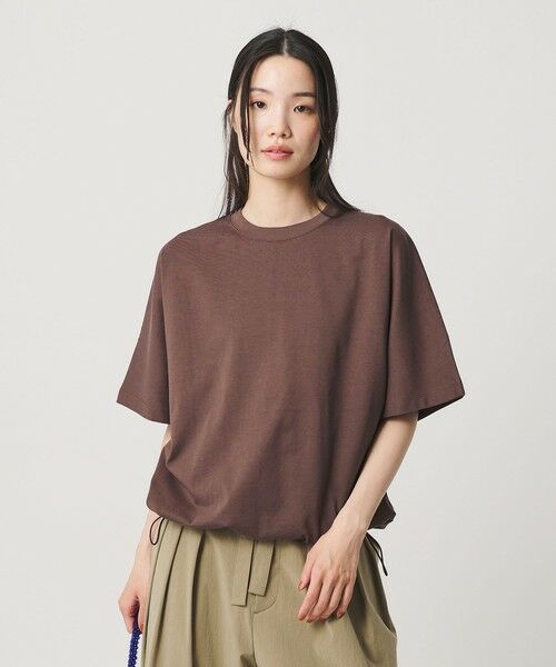 BEAUTY&YOUTH UNITED ARROWS / ビューティー&ユース ユナイテッドアローズ カットソー | ヘム ドローストリング 5分袖 Tシャツ | 詳細13