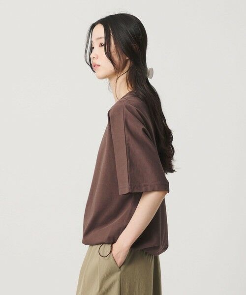 BEAUTY&YOUTH UNITED ARROWS / ビューティー&ユース ユナイテッドアローズ カットソー | ヘム ドローストリング 5分袖 Tシャツ | 詳細14