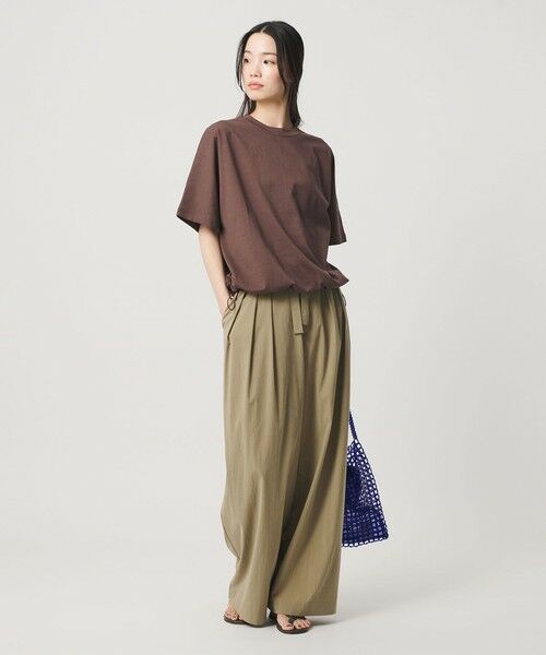 BEAUTY&YOUTH UNITED ARROWS / ビューティー&ユース ユナイテッドアローズ カットソー | ヘム ドローストリング 5分袖 Tシャツ | 詳細15