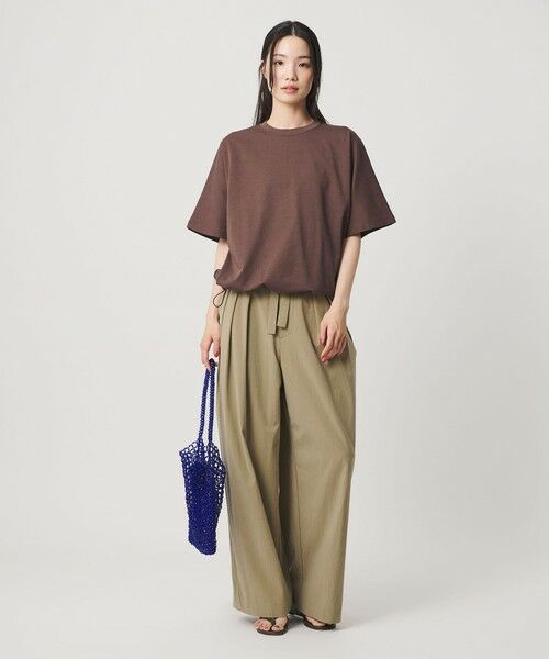 BEAUTY&YOUTH UNITED ARROWS / ビューティー&ユース ユナイテッドアローズ カットソー | ヘム ドローストリング 5分袖 Tシャツ | 詳細16