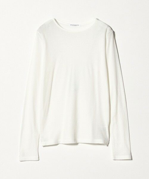 BEAUTY&YOUTH UNITED ARROWS / ビューティー&ユース ユナイテッドアローズ Tシャツ | ハイツイストコットン シアークレープ ロングスリーブTシャツ | 詳細3