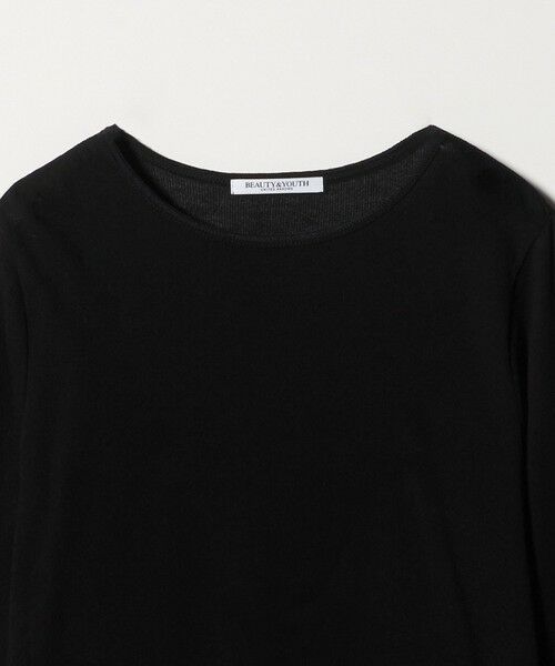BEAUTY&YOUTH UNITED ARROWS / ビューティー&ユース ユナイテッドアローズ Tシャツ | ハイツイストコットン シアークレープ ロングスリーブTシャツ | 詳細11