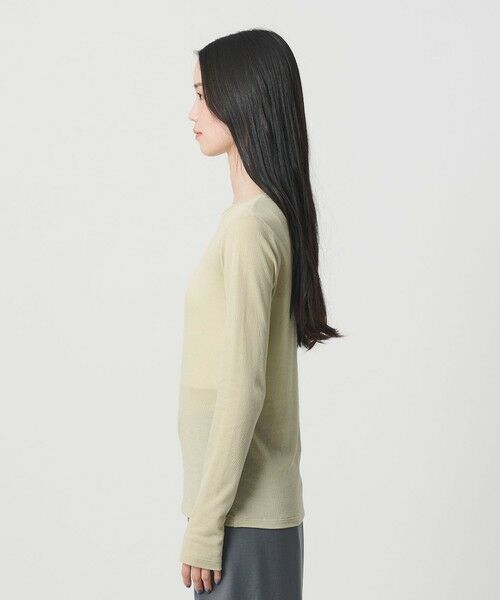 BEAUTY&YOUTH UNITED ARROWS / ビューティー&ユース ユナイテッドアローズ Tシャツ | ハイツイストコットン シアークレープ ロングスリーブTシャツ | 詳細16