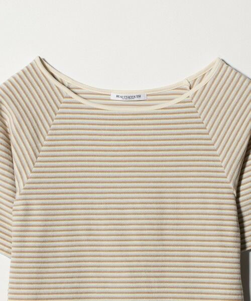 BEAUTY&YOUTH UNITED ARROWS / ビューティー&ユース ユナイテッドアローズ カットソー | コットン パイルボーダー 5分袖カットソー | 詳細12