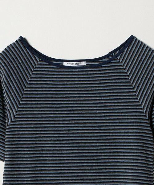 BEAUTY&YOUTH UNITED ARROWS / ビューティー&ユース ユナイテッドアローズ カットソー | コットン パイルボーダー 5分袖カットソー | 詳細19