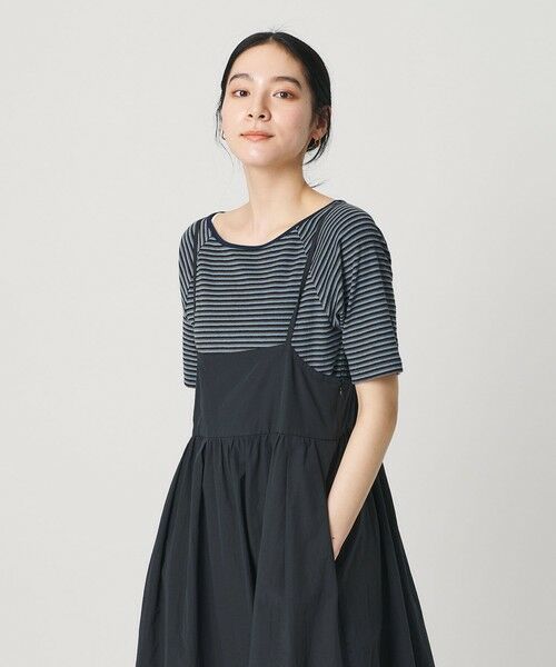 BEAUTY&YOUTH UNITED ARROWS / ビューティー&ユース ユナイテッドアローズ カットソー | コットン パイルボーダー 5分袖カットソー | 詳細14