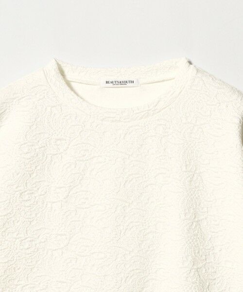 BEAUTY&YOUTH UNITED ARROWS / ビューティー&ユース ユナイテッドアローズ カットソー | ジャガード クルーネック プルオーバー | 詳細5