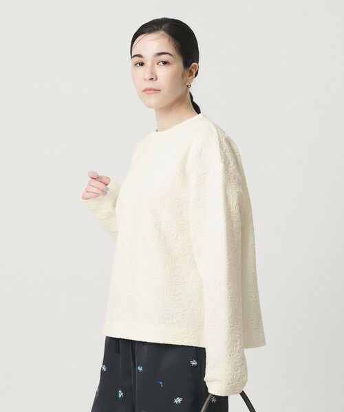 BEAUTY&YOUTH UNITED ARROWS / ビューティー&ユース ユナイテッドアローズ カットソー | ジャガード クルーネック プルオーバー | 詳細2