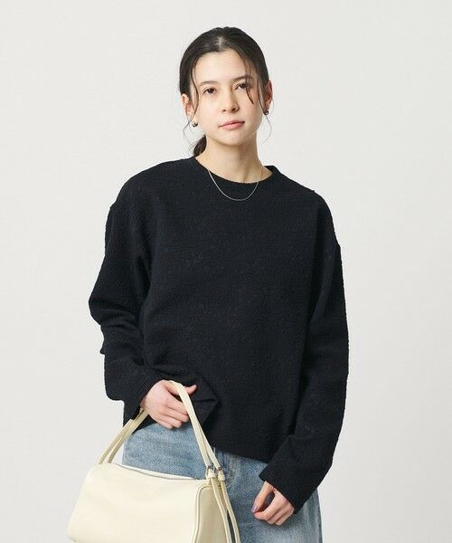 BEAUTY&YOUTH UNITED ARROWS / ビューティー&ユース ユナイテッドアローズ カットソー | ジャガード クルーネック プルオーバー | 詳細7