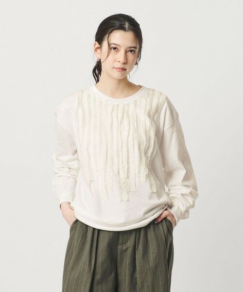 BEAUTY&YOUTH UNITED ARROWS / ビューティー&ユース ユナイテッドアローズ カットソー | ＜dahl’ia＞リメイク ロングスリーブ カットソー | 詳細1