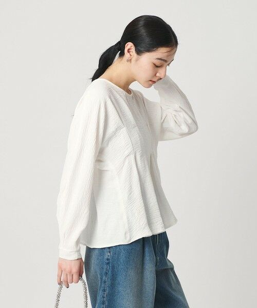 BEAUTY&YOUTH UNITED ARROWS / ビューティー&ユース ユナイテッドアローズ カットソー | 【WEB限定】ウエストタック ペプラムプルオーバー ウォッシャブル | 詳細2