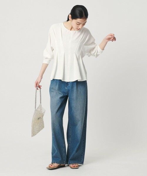 BEAUTY&YOUTH UNITED ARROWS / ビューティー&ユース ユナイテッドアローズ カットソー | 【WEB限定】ウエストタック ペプラムプルオーバー ウォッシャブル | 詳細3