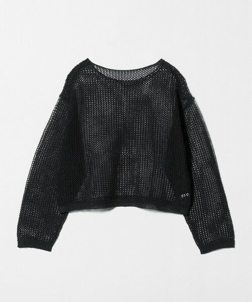 BEAUTY&YOUTH UNITED ARROWS / ビューティー&ユース ユナイテッドアローズ ニット・セーター | ペーパーメッシュ ショートワイド ニットプルオーバー ウォッシャブル | 詳細14