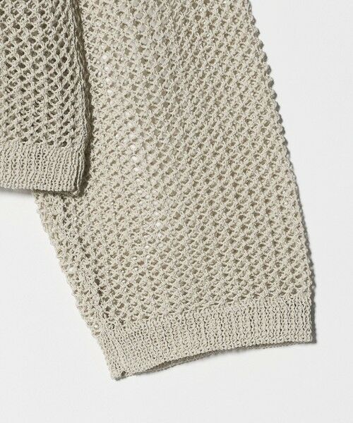 BEAUTY&YOUTH UNITED ARROWS / ビューティー&ユース ユナイテッドアローズ ニット・セーター | ペーパーメッシュ ショートワイド ニットプルオーバー ウォッシャブル | 詳細25