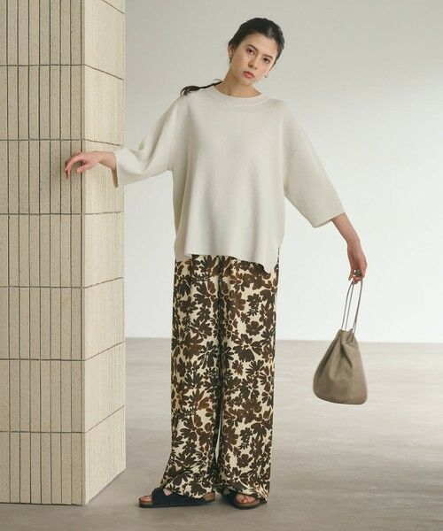 BEAUTY&YOUTH UNITED ARROWS / ビューティー&ユース ユナイテッドアローズ ニット・セーター | ハーフスリーブ ニットプルオーバー ウォッシャブル | 詳細4