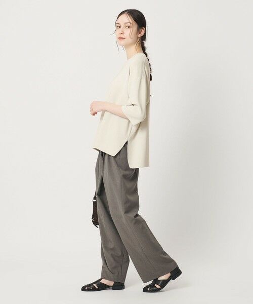 BEAUTY&YOUTH UNITED ARROWS / ビューティー&ユース ユナイテッドアローズ ニット・セーター | ハーフスリーブ ニットプルオーバー ウォッシャブル | 詳細8