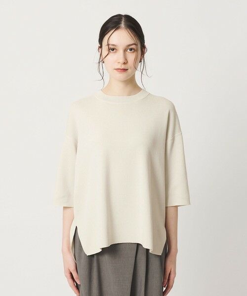 BEAUTY&YOUTH UNITED ARROWS / ビューティー&ユース ユナイテッドアローズ ニット・セーター | ハーフスリーブ ニットプルオーバー ウォッシャブル | 詳細9