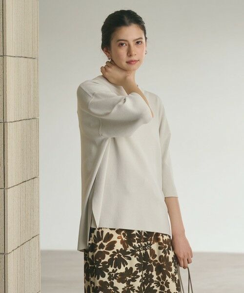 BEAUTY&YOUTH UNITED ARROWS / ビューティー&ユース ユナイテッドアローズ ニット・セーター | ハーフスリーブ ニットプルオーバー ウォッシャブル | 詳細1