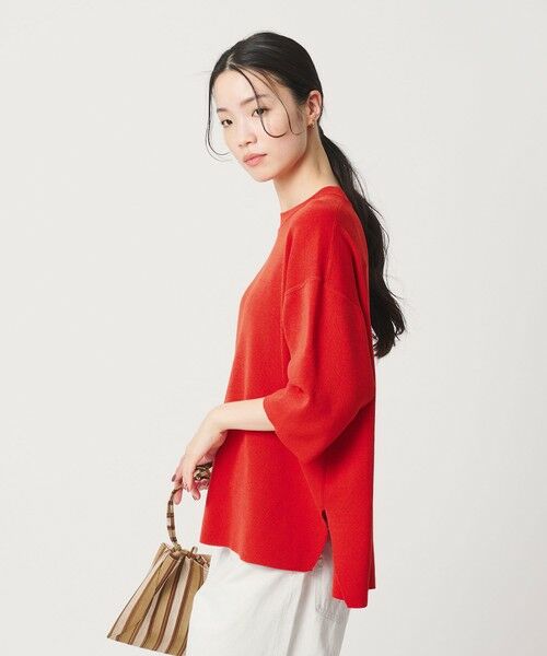 BEAUTY&YOUTH UNITED ARROWS / ビューティー&ユース ユナイテッドアローズ ニット・セーター | ハーフスリーブ ニットプルオーバー ウォッシャブル | 詳細17