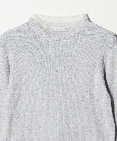 BEAUTY&YOUTH UNITED ARROWS / ビューティー&ユース ユナイテッドアローズ ニット・セーター | 【WEB限定 Wardrobe DAILY MINIMAL】レースコンビ リブニットプルオーバー ウォッシャブル | 詳細23