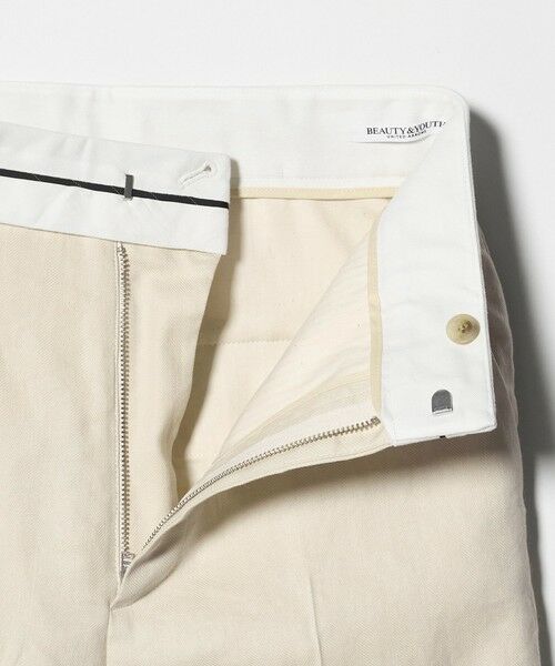 BEAUTY&YOUTH UNITED ARROWS / ビューティー&ユース ユナイテッドアローズ その他パンツ | 麻ブレンド マーベルト ワイドパンツ UVカット | 詳細9